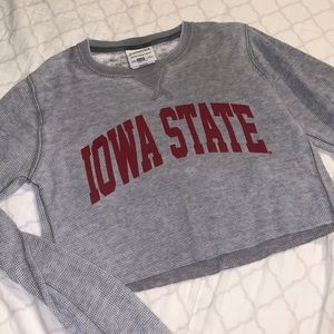 Iowa State cropped long sleeve